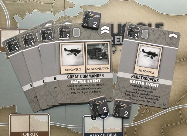 Struggle for Europe 2 Strength Army Counters Battle Events