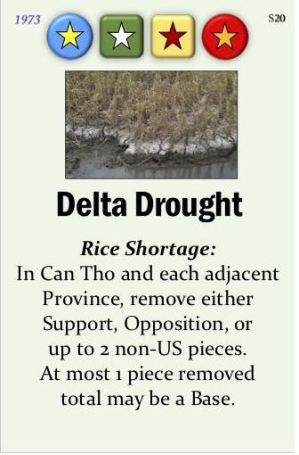 Fall of Saigon Event Card Spoilers Delta Drought
