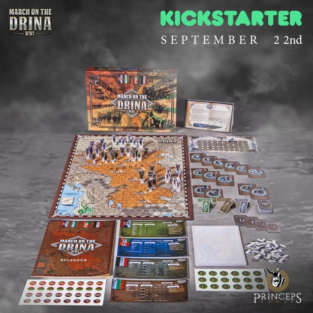 March on the Drina Kickstarter Banner