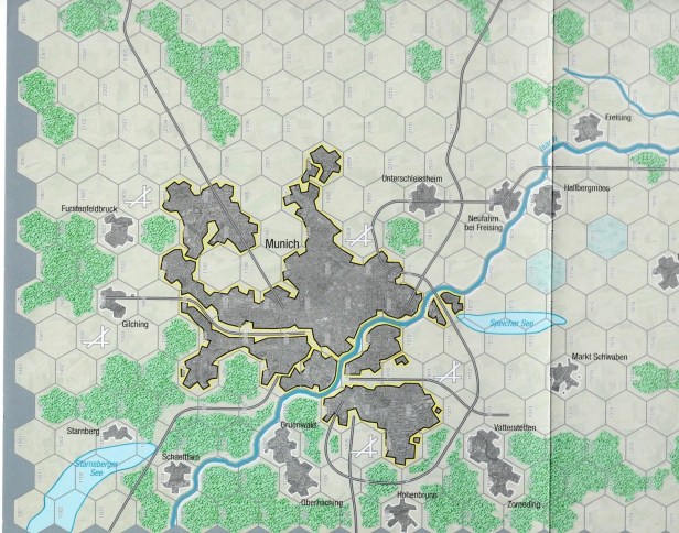 Objective Munich Map Closeup - Munich