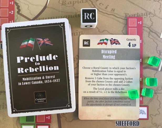 Prelude to Rebellion Set Up Cards