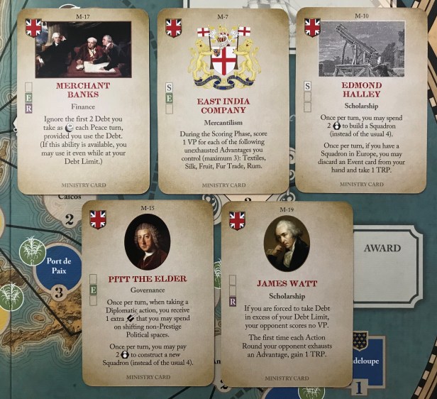 Imperial Struggle Ministry Cards 2