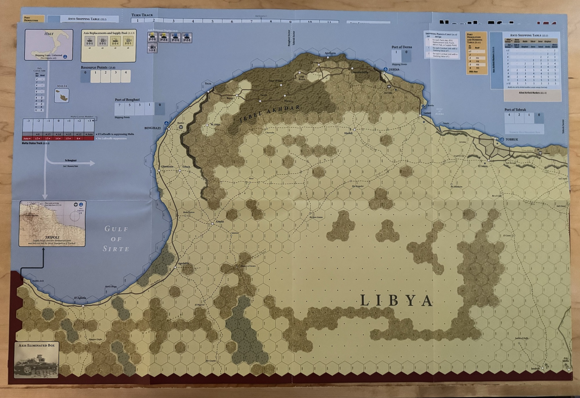 The Beautiful Boards of Wargaming! – North Africa '41: The Western